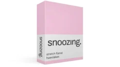 Snoozing stretch flanel hoeslaken