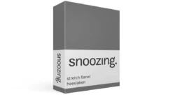 Snoozing stretch flanel hoeslaken