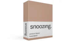 Snoozing stretch flanel hoeslaken