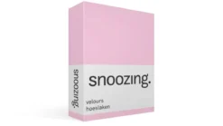 Snoozing velours hoeslaken