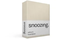 Snoozing velours hoeslaken