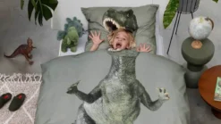 SNURK Dino Jurassic dekbedovertrek