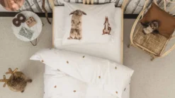 SNURK Furry Friends flanel dekbedovertrek