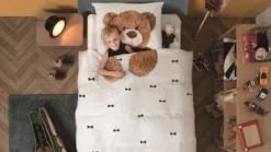 SNURK Teddy dekbedovertrek