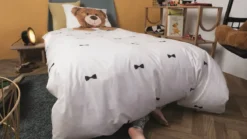 SNURK Teddy dekbedovertrek