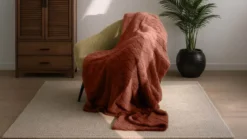 Unique Living Ezra fleece plaid
