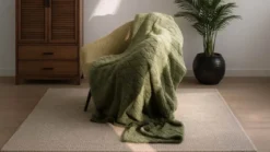 Unique Living Ezra fleece plaid