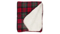 Unique Living Falun fleece plaid