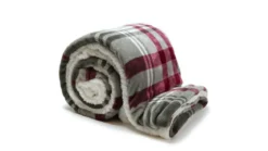 Unique Living Larsson fleece plaid