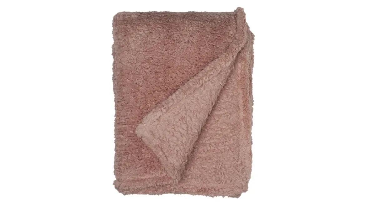 Unique Living Teddy fleece plaid