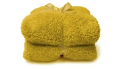 Unique Living Teddy fleece plaid
