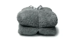 Unique Living Teddy fleece plaid