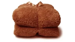 Unique Living Teddy fleece plaid