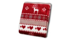 Unique Living Winter fleece plaid