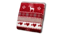 Unique Living Winter fleece plaid