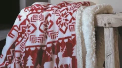 Unique Living Yael fleece plaid