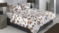 Zohome Castagno flanel dekbedovertrek