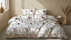 Zohome Celeste flanel dekbedovertrek