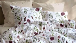Zohome Celeste flanel dekbedovertrek