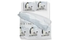 Zohome Pingu flanel dekbedovertrek