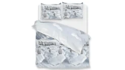 Zohome Pinguini flanel dekbedovertrek